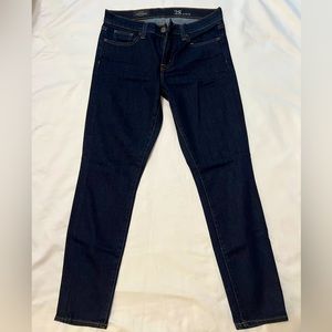 J.Crew Dark Denim Toothpick Ankle Jeans
